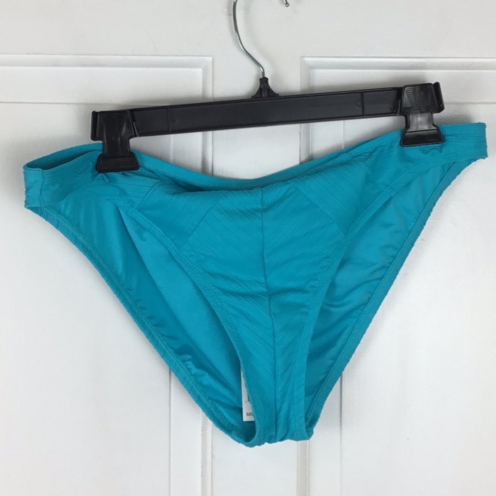 BCBG Turquoise Hipster Bikini Bottom Boho XL